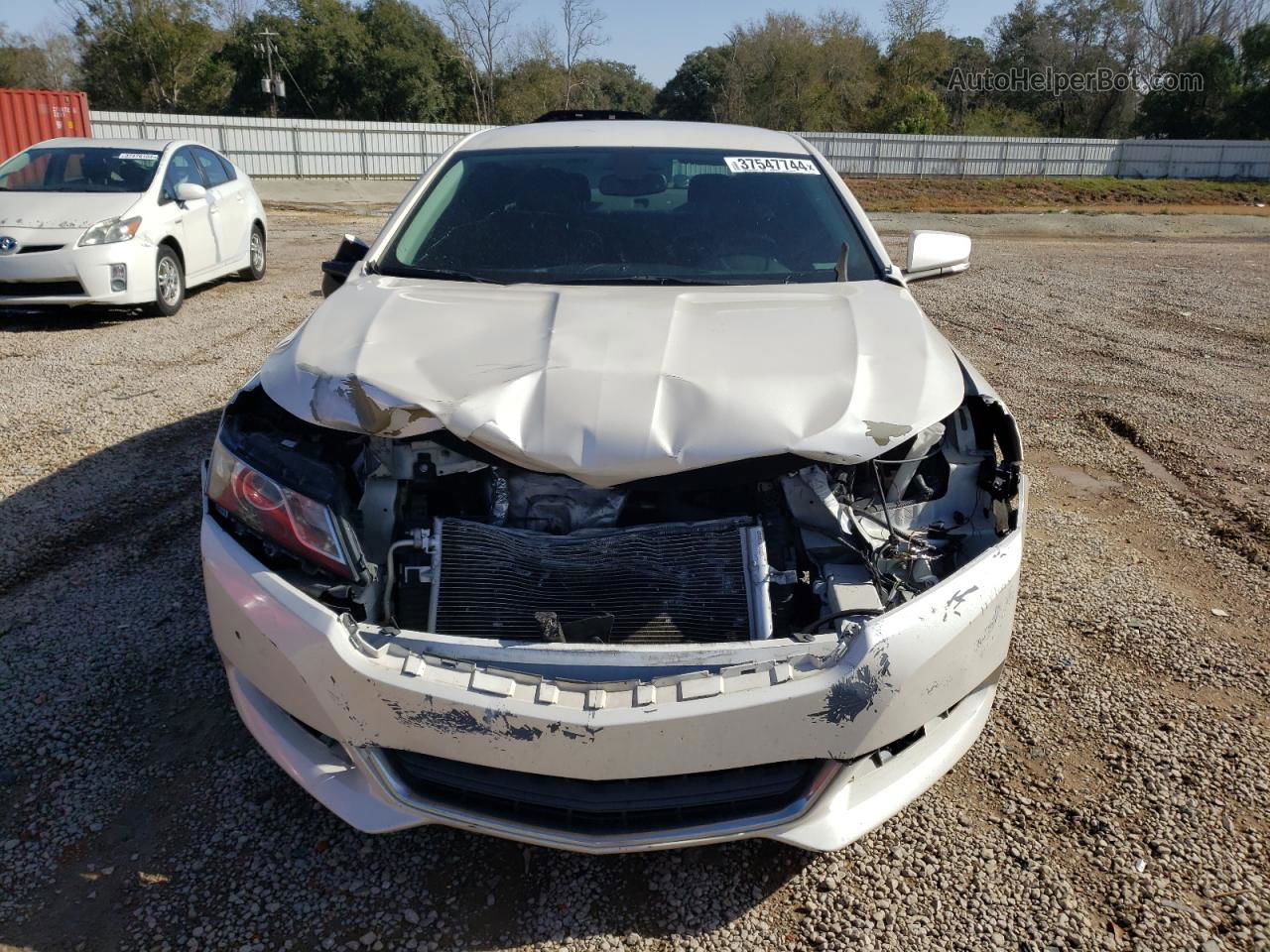 2014 Chevrolet Impala Lt White vin: 1G1115SL4EU101198