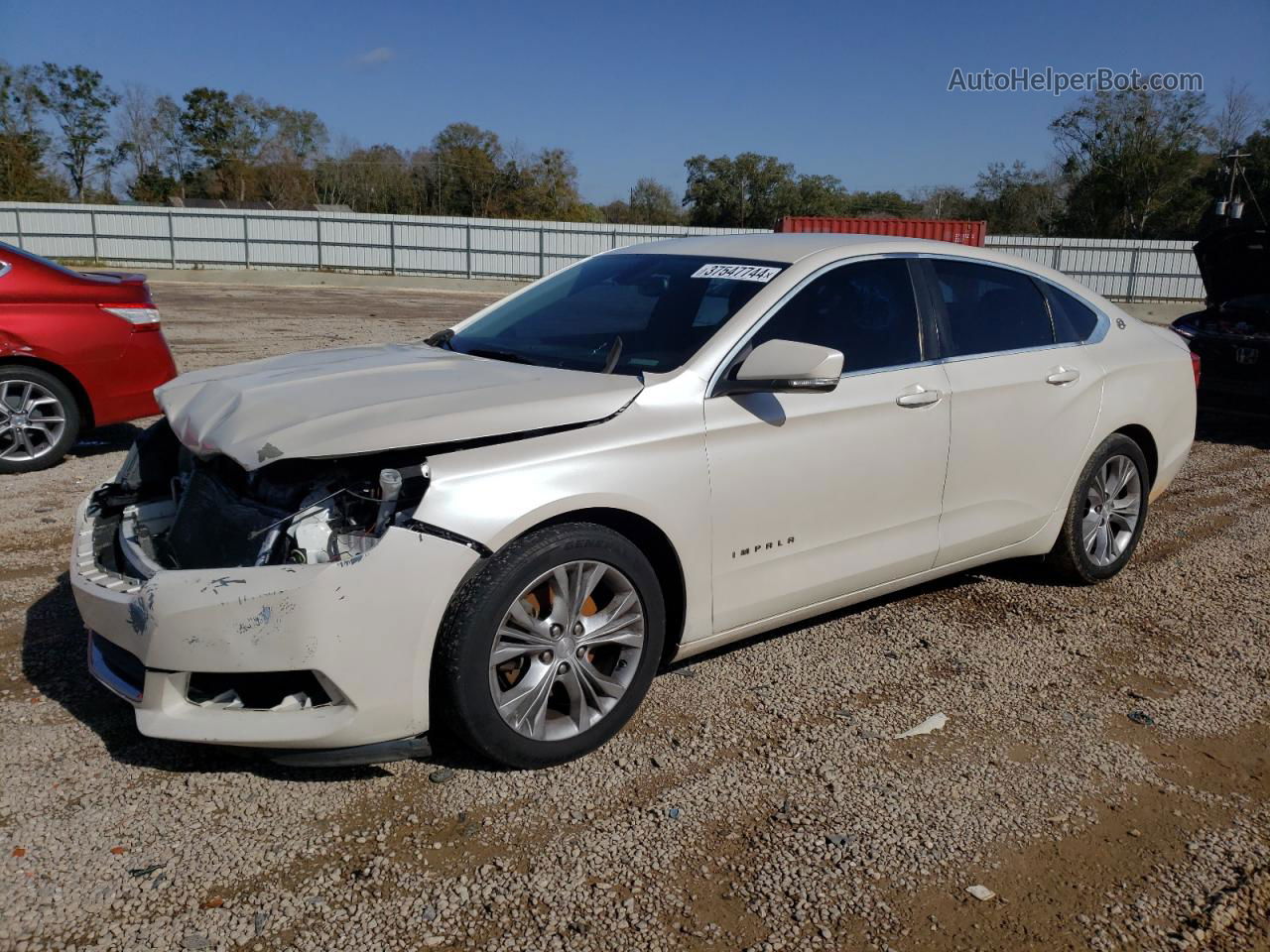 2014 Chevrolet Impala Lt Белый vin: 1G1115SL4EU101198