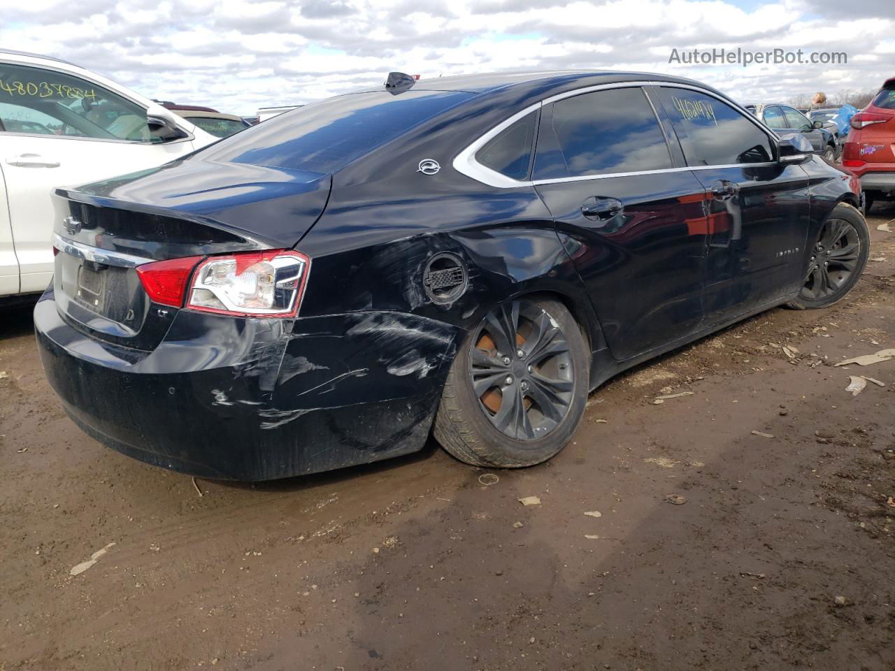 2014 Chevrolet Impala Lt Black vin: 1G1115SL4EU116817