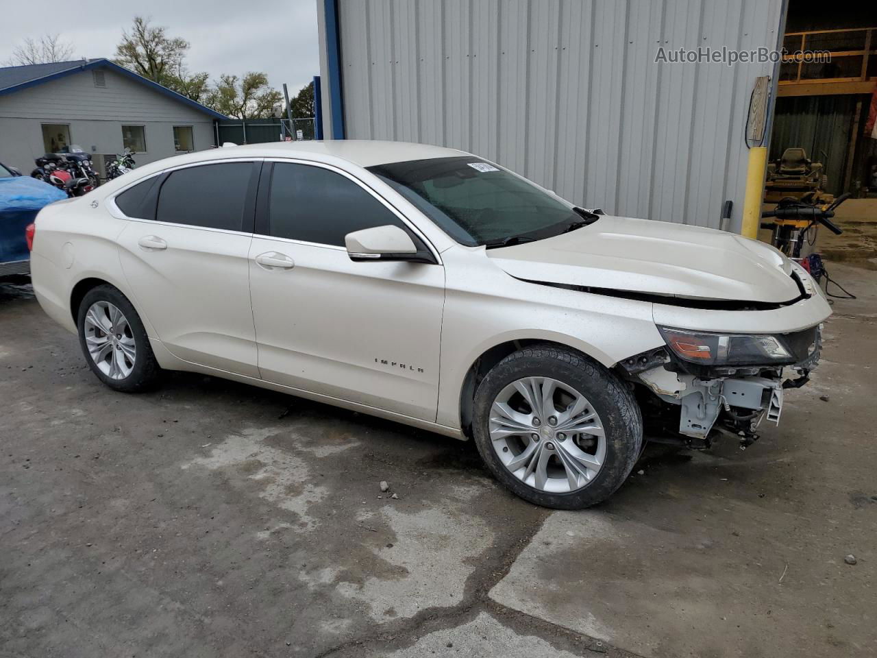 2014 Chevrolet Impala Lt Белый vin: 1G1115SL5EU104840