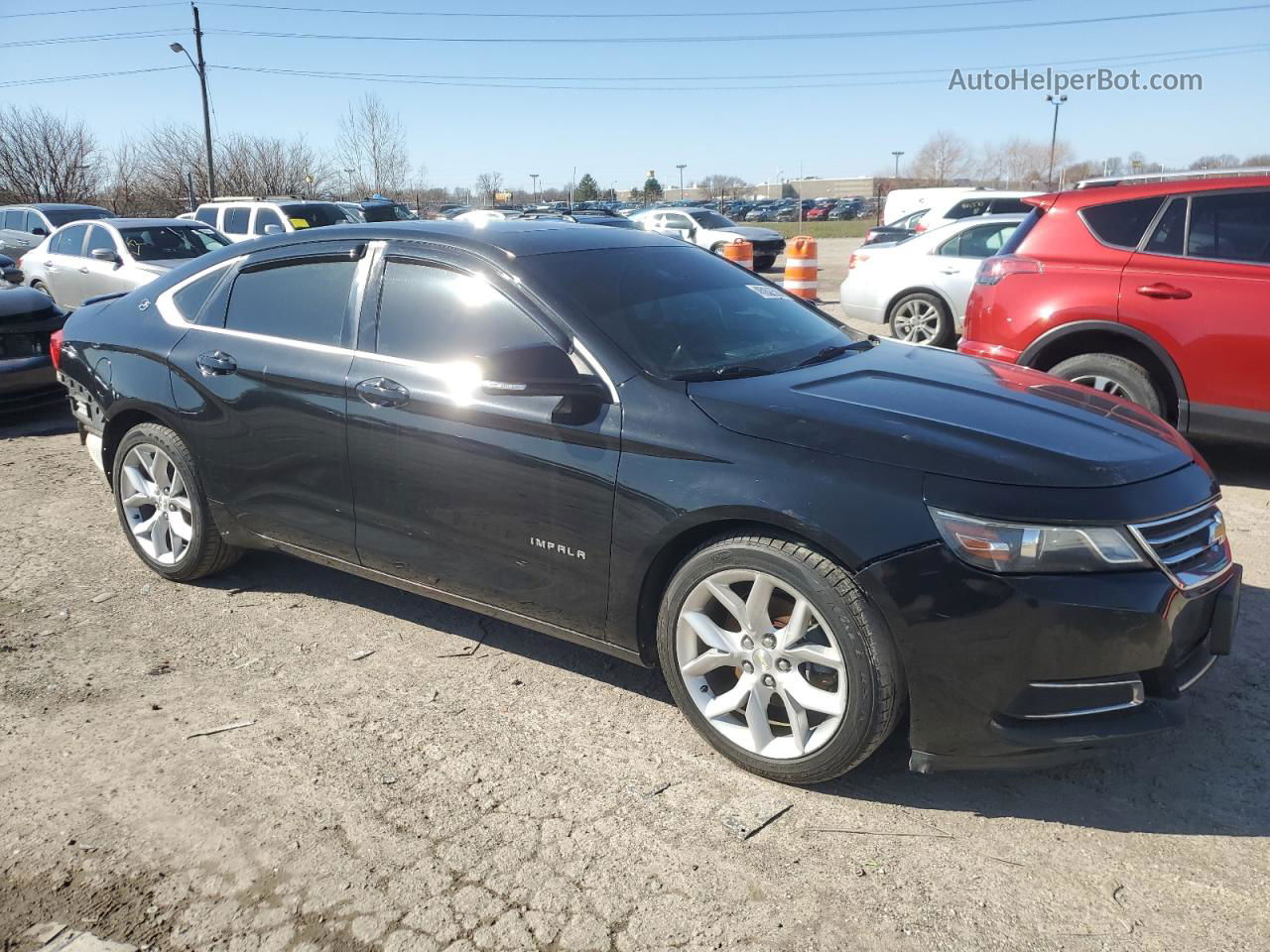 2014 Chevrolet Impala Lt Black vin: 1G1115SL5EU119712