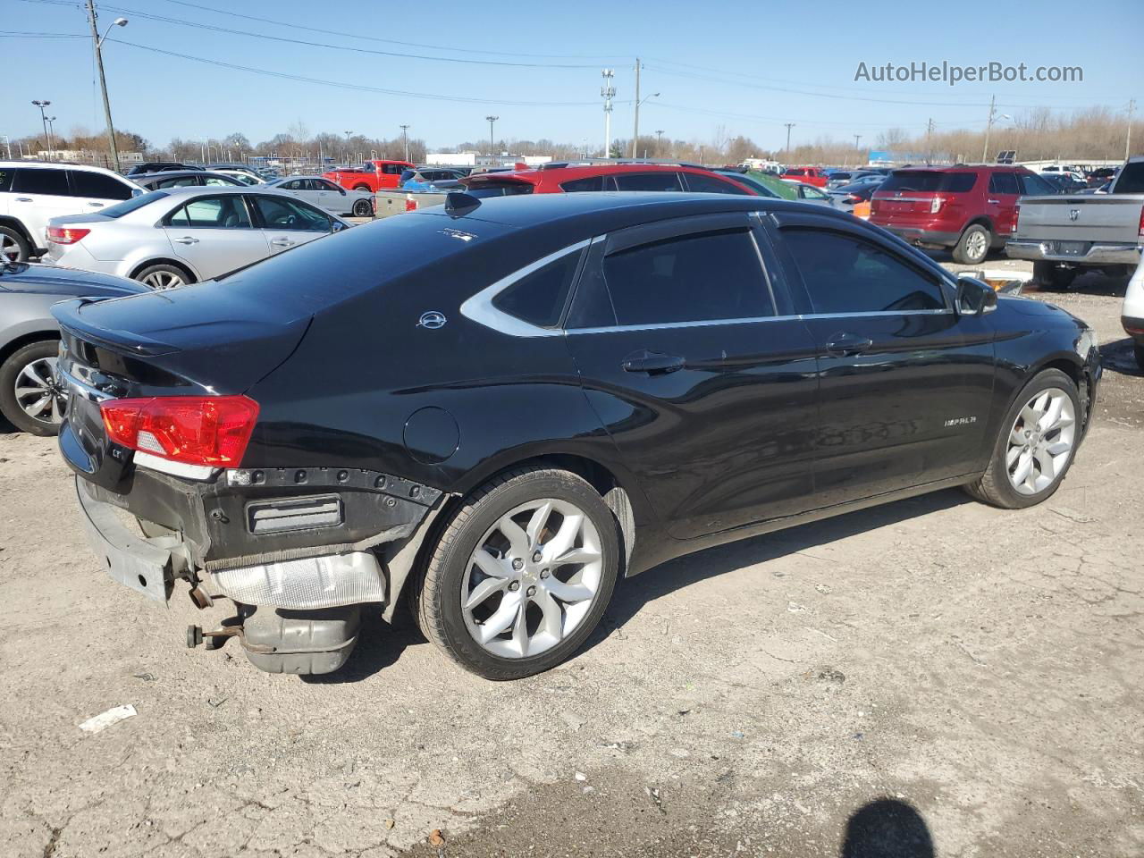 2014 Chevrolet Impala Lt Black vin: 1G1115SL5EU119712