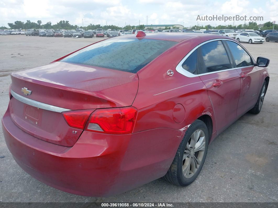 2014 Chevrolet Impala 1lt Red vin: 1G1115SL5EU133769