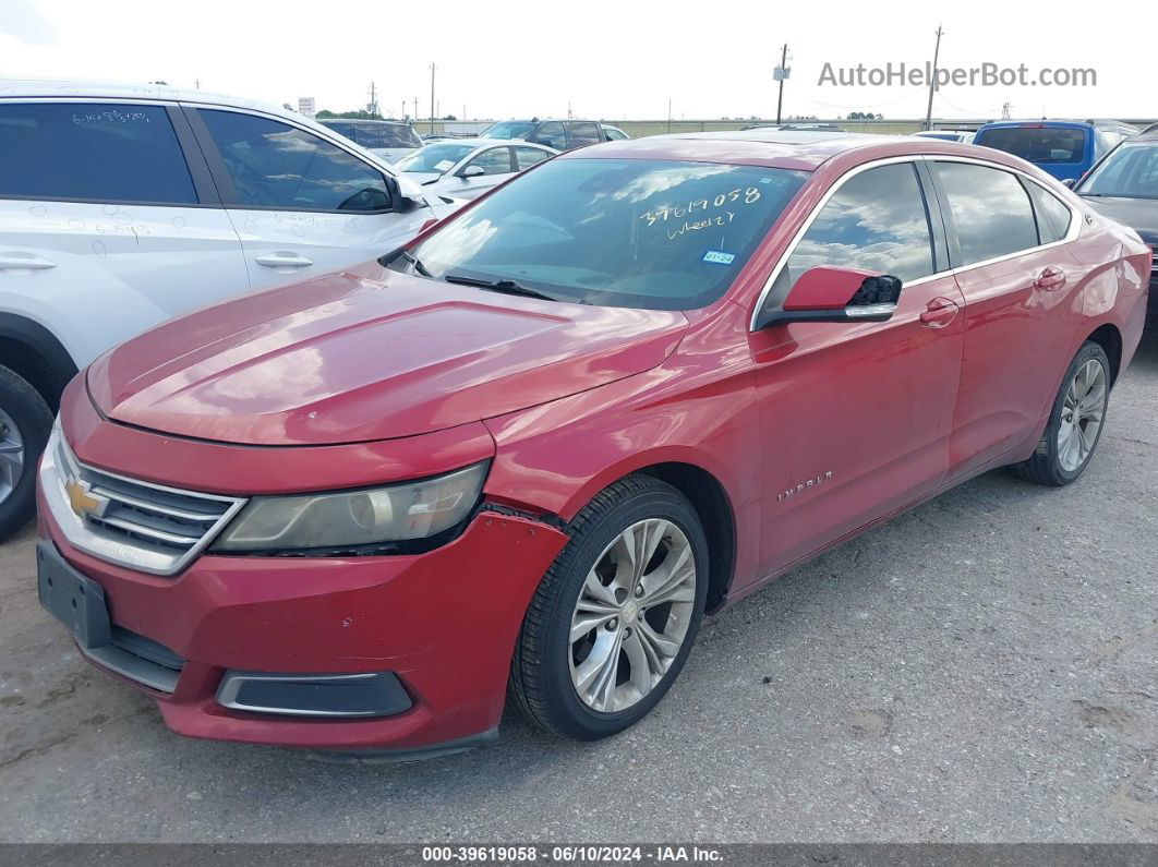 2014 Chevrolet Impala 1lt Red vin: 1G1115SL5EU133769