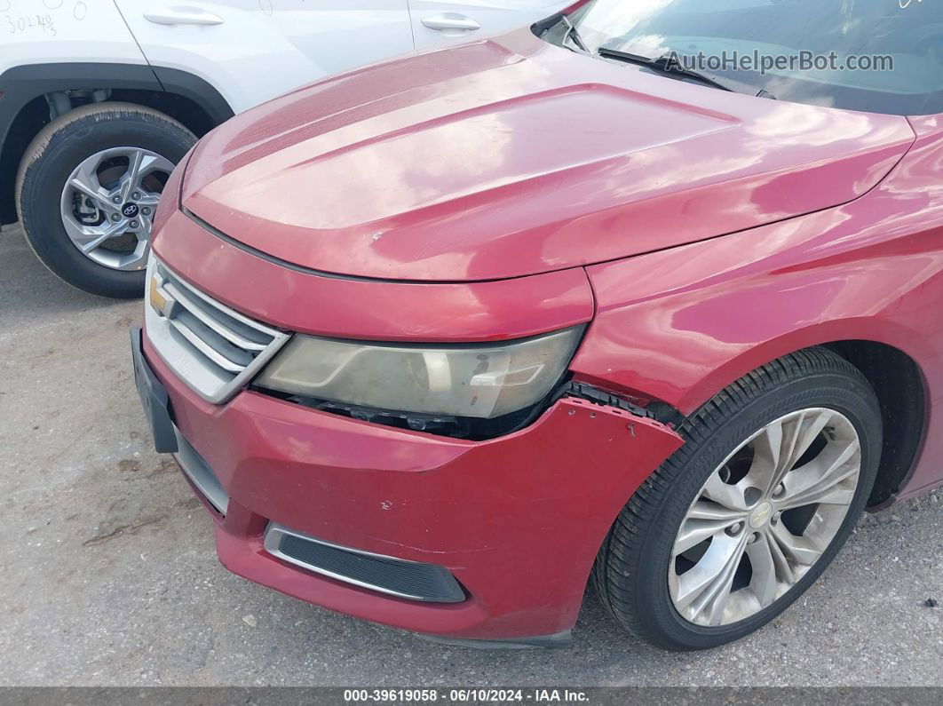 2014 Chevrolet Impala 1lt Red vin: 1G1115SL5EU133769