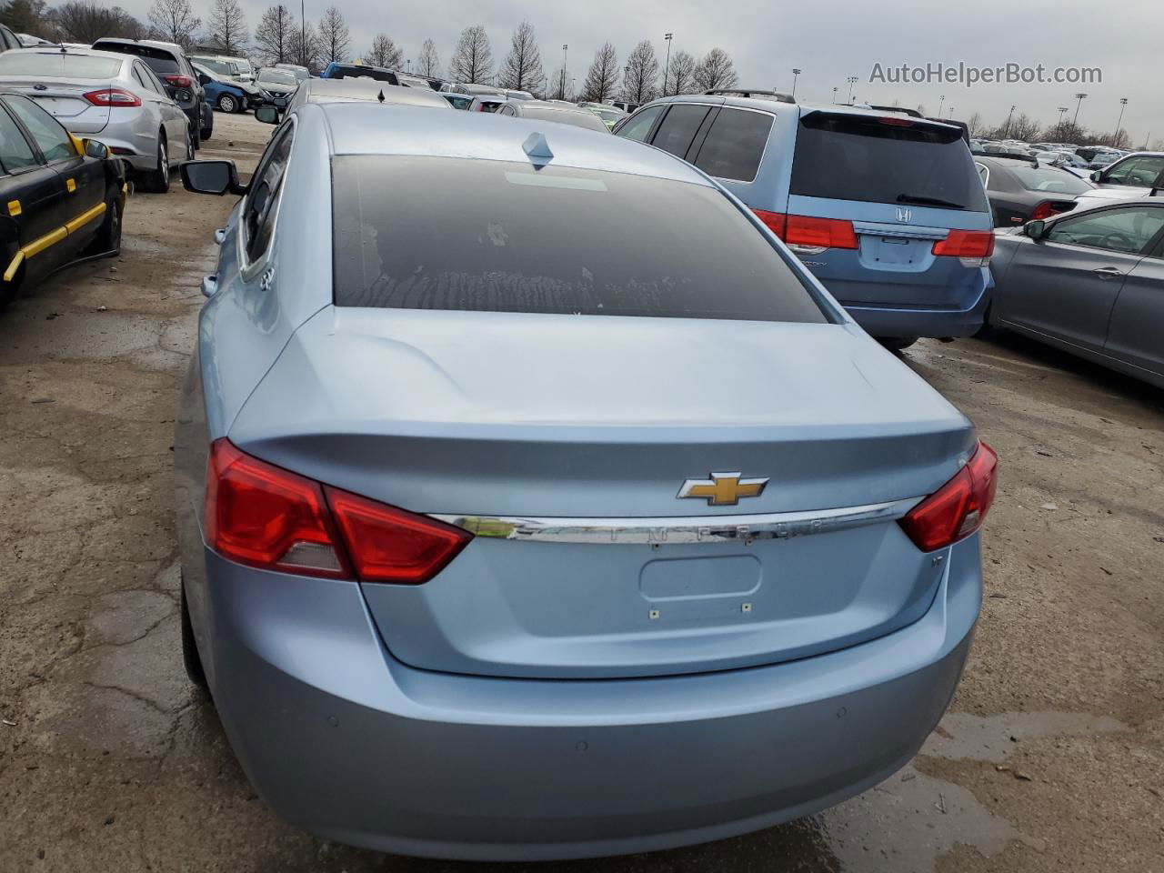 2014 Chevrolet Impala Lt Синий vin: 1G1115SL6EU110100