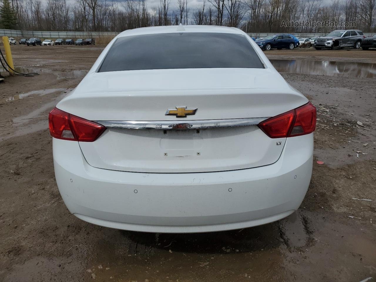 2014 Chevrolet Impala Lt White vin: 1G1115SL6EU140746