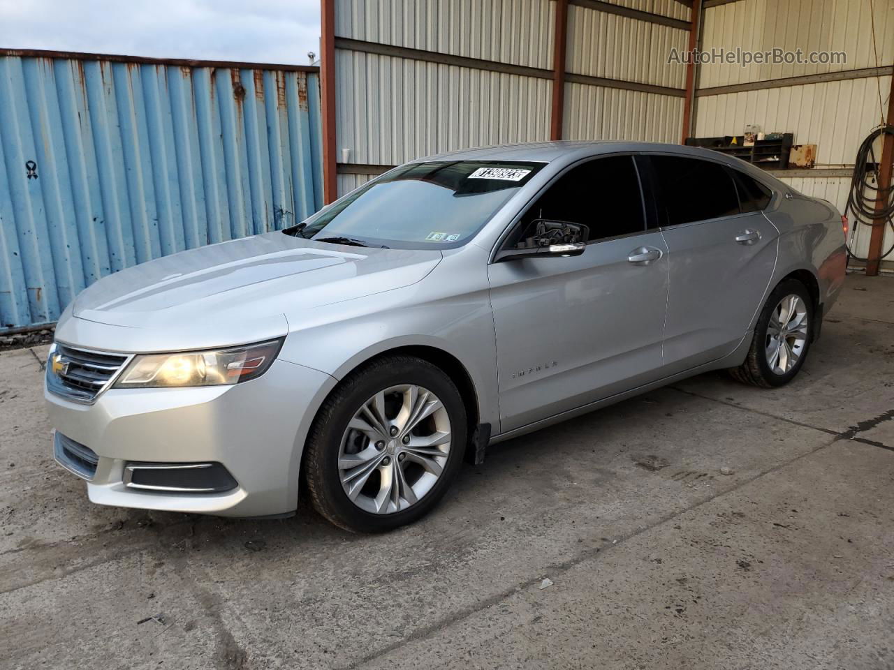 2014 Chevrolet Impala Lt Серебряный vin: 1G1115SL7EU100711