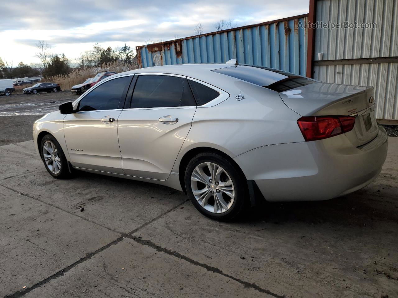 2014 Chevrolet Impala Lt Silver vin: 1G1115SL7EU100711