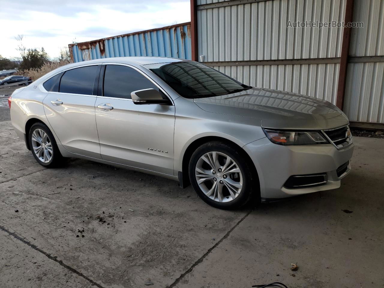 2014 Chevrolet Impala Lt Серебряный vin: 1G1115SL7EU100711