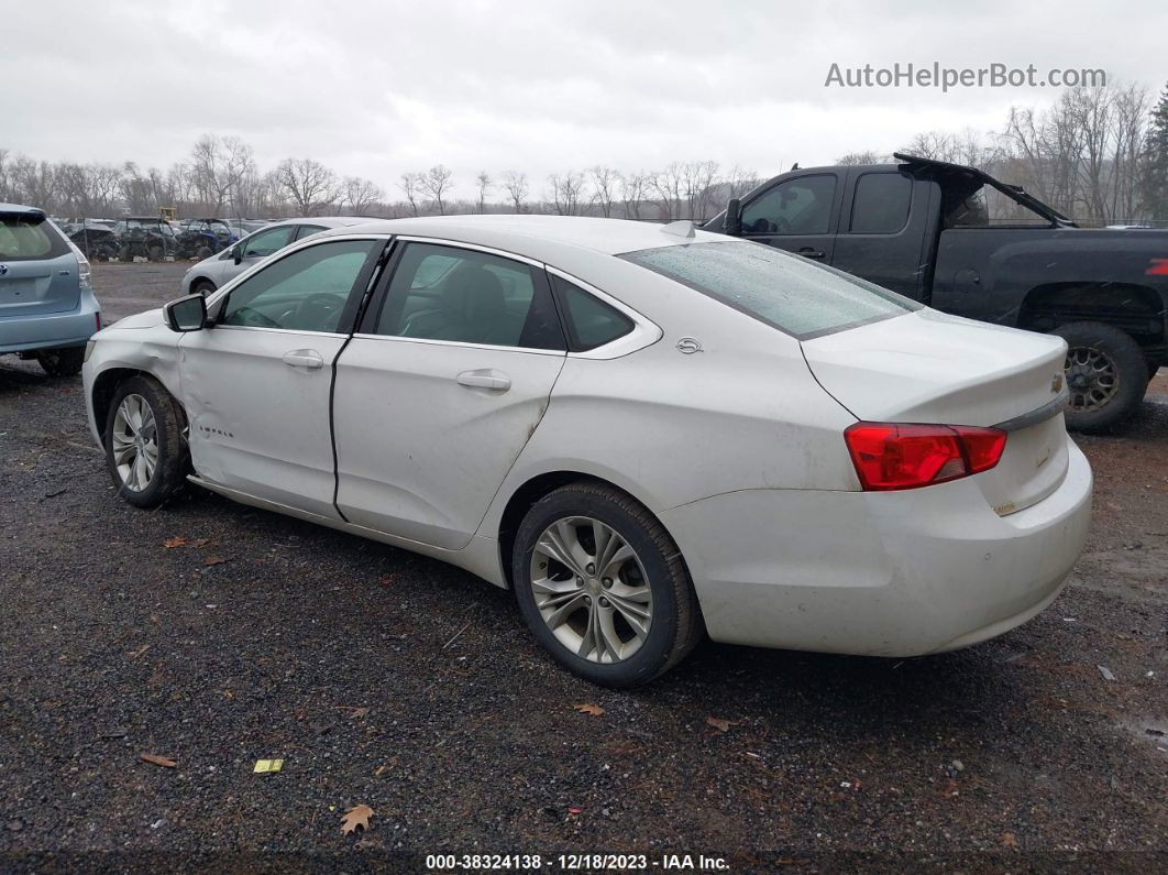 2014 Chevrolet Impala 1lt White vin: 1G1115SL7EU164036