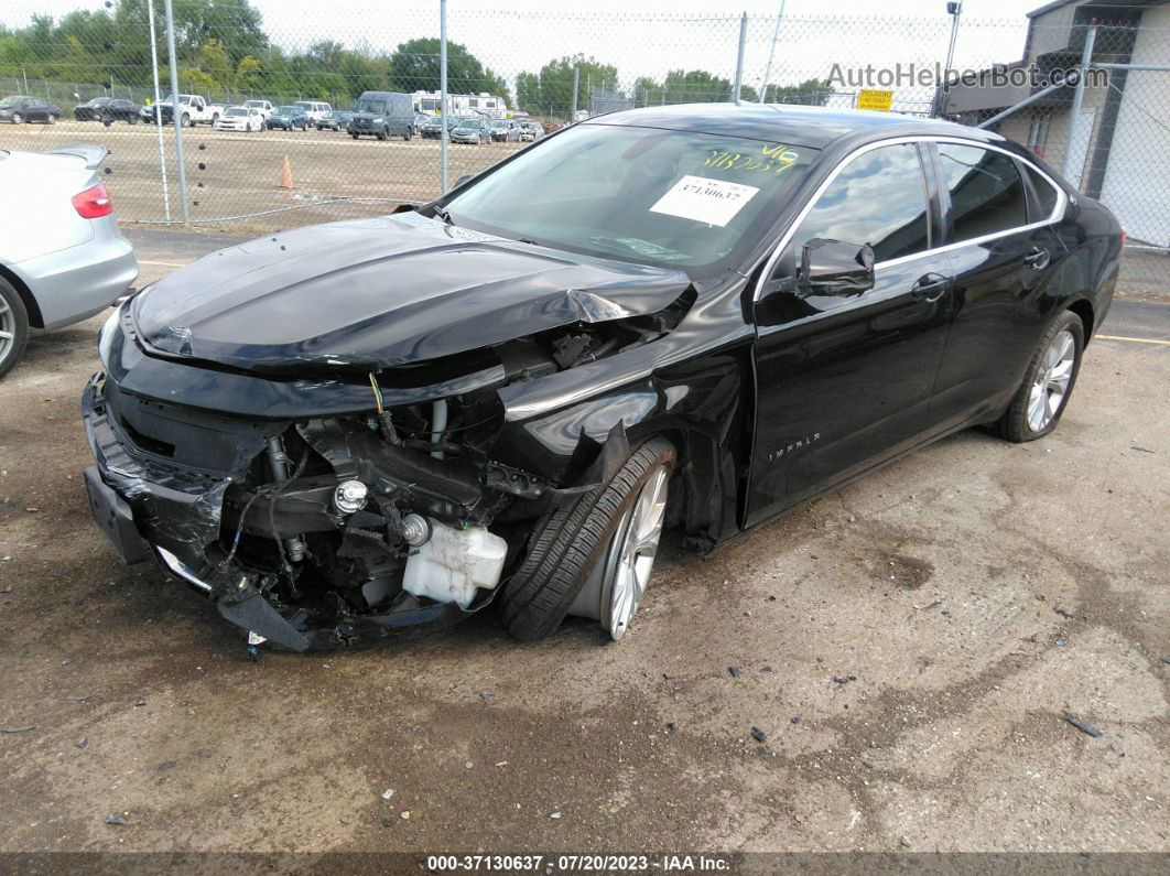 2014 Chevrolet Impala Lt Black vin: 1G1115SL8EU102614