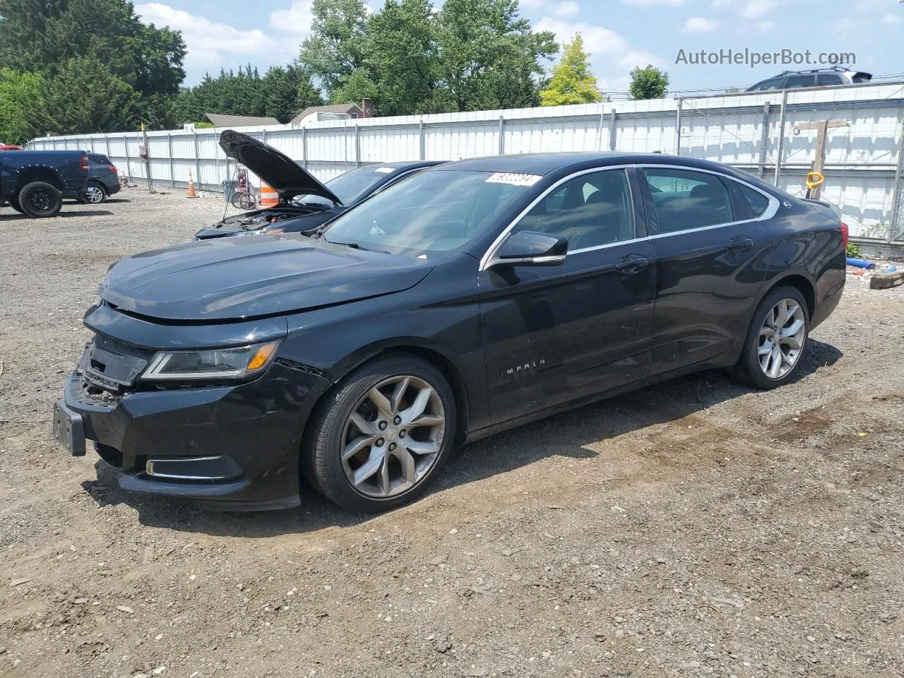 2014 Chevrolet Impala Lt Black vin: 1G1115SL8EU119803