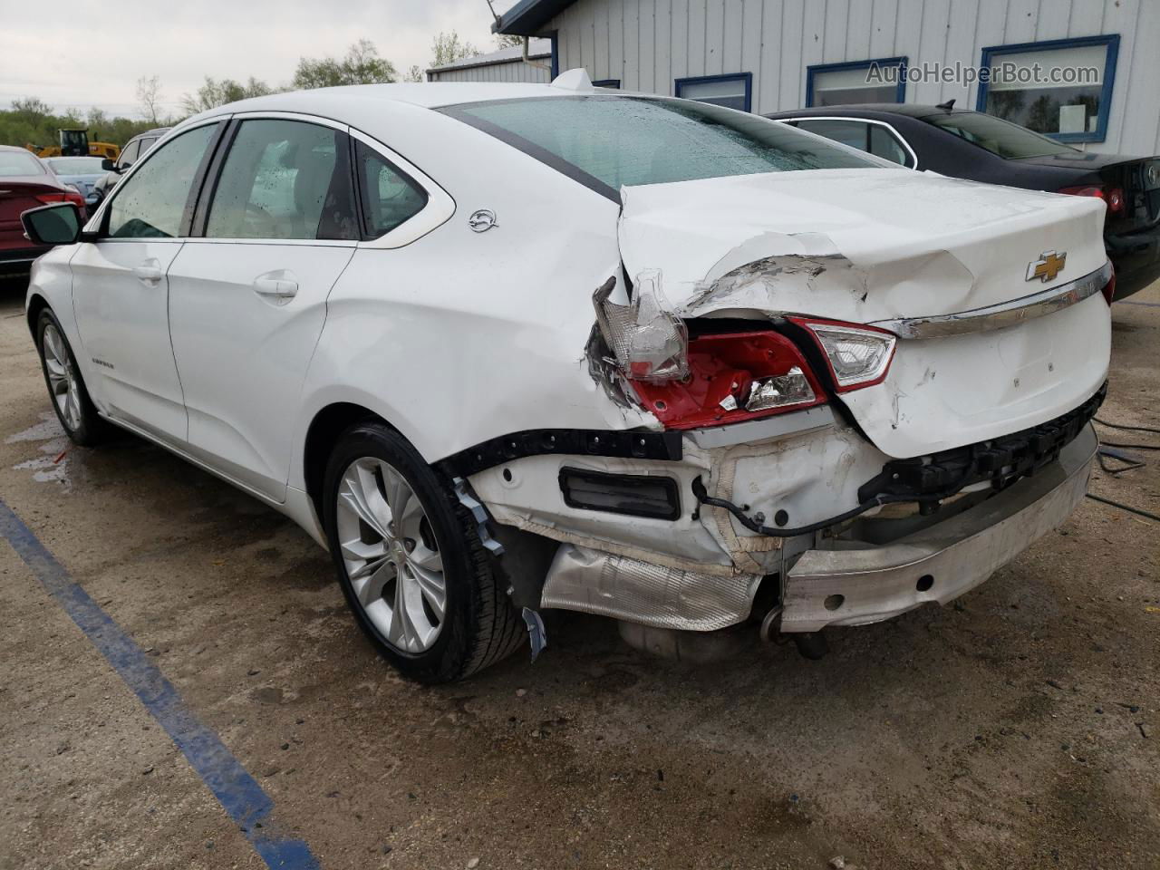 2014 Chevrolet Impala Lt White vin: 1G1115SL8EU150890