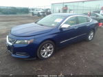 2014 Chevrolet Impala Lt Blue vin: 1G1125S30EU119470