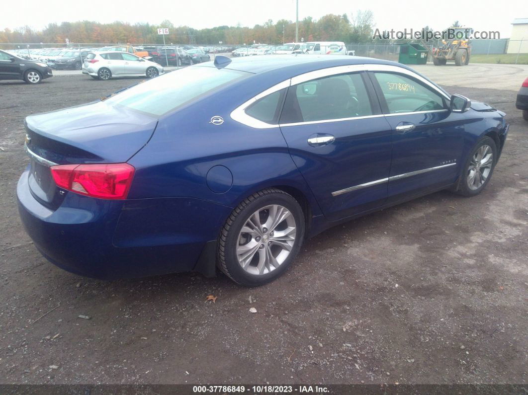 2014 Chevrolet Impala Lt Blue vin: 1G1125S30EU119470