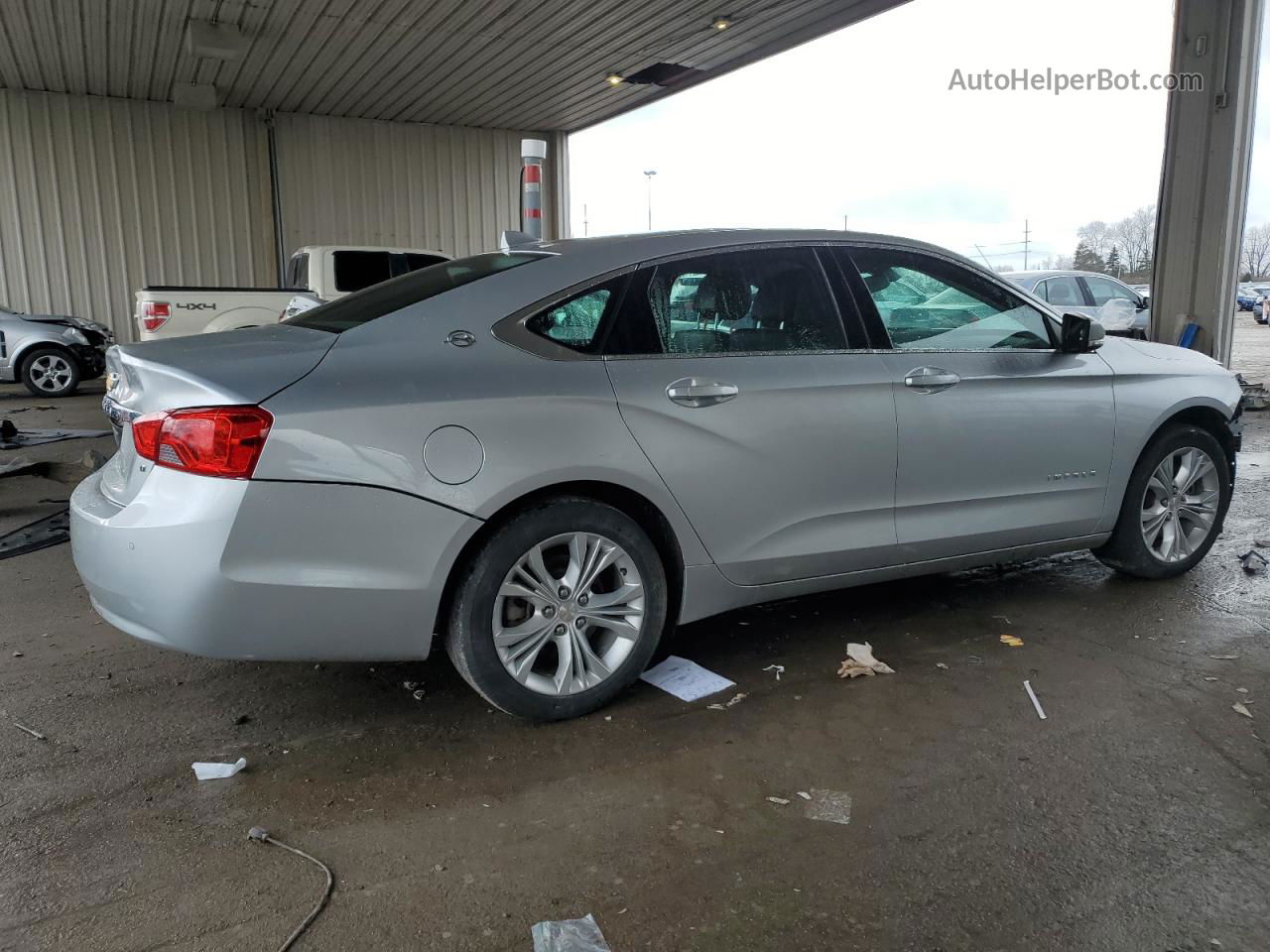 2014 Chevrolet Impala Lt Silver vin: 1G1125S31EU165051