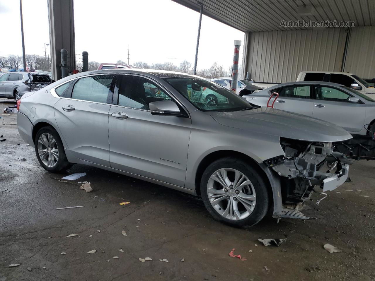 2014 Chevrolet Impala Lt Silver vin: 1G1125S31EU165051