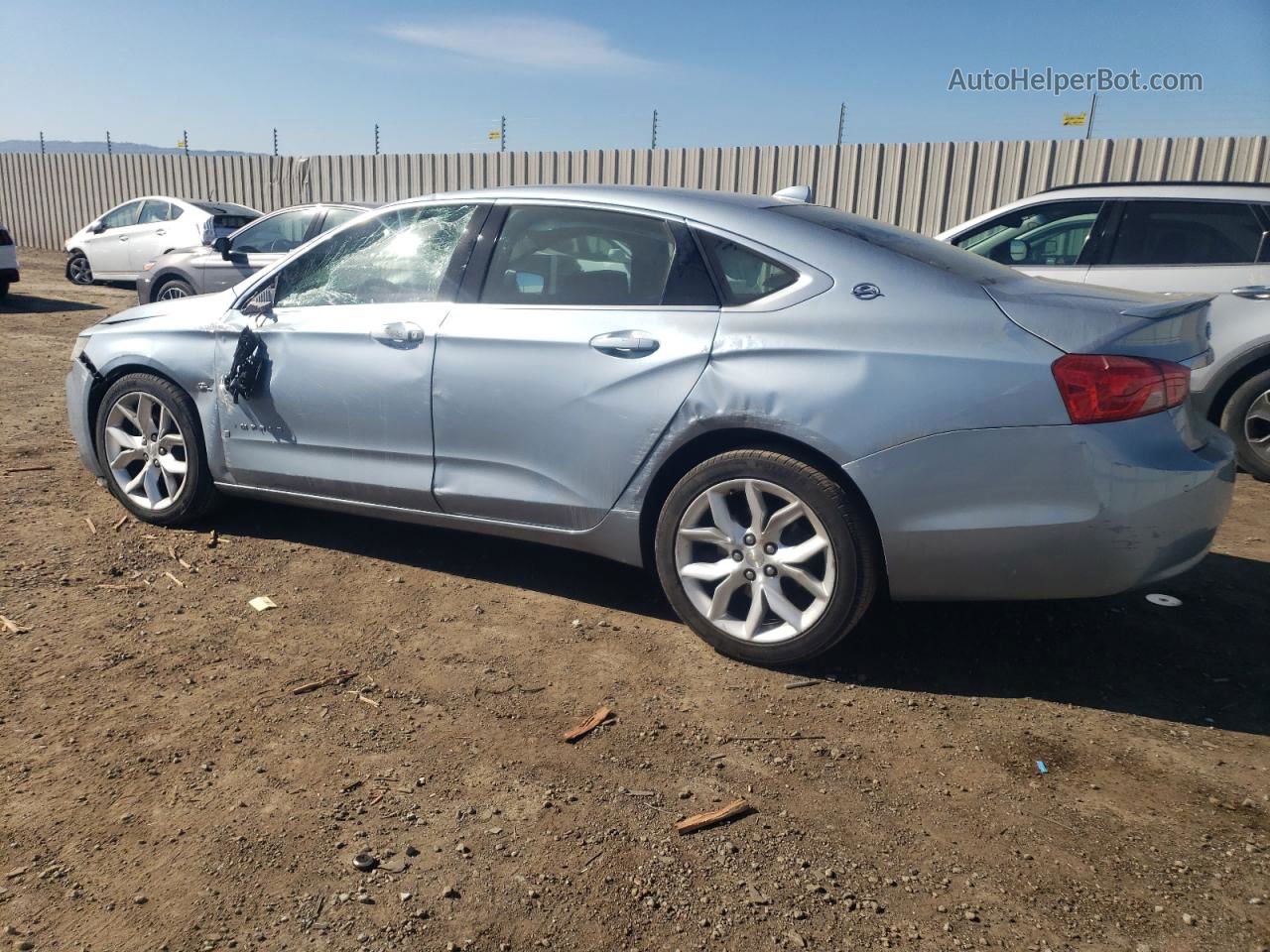 2014 Chevrolet Impala Lt Blue vin: 1G1125S31EU167057