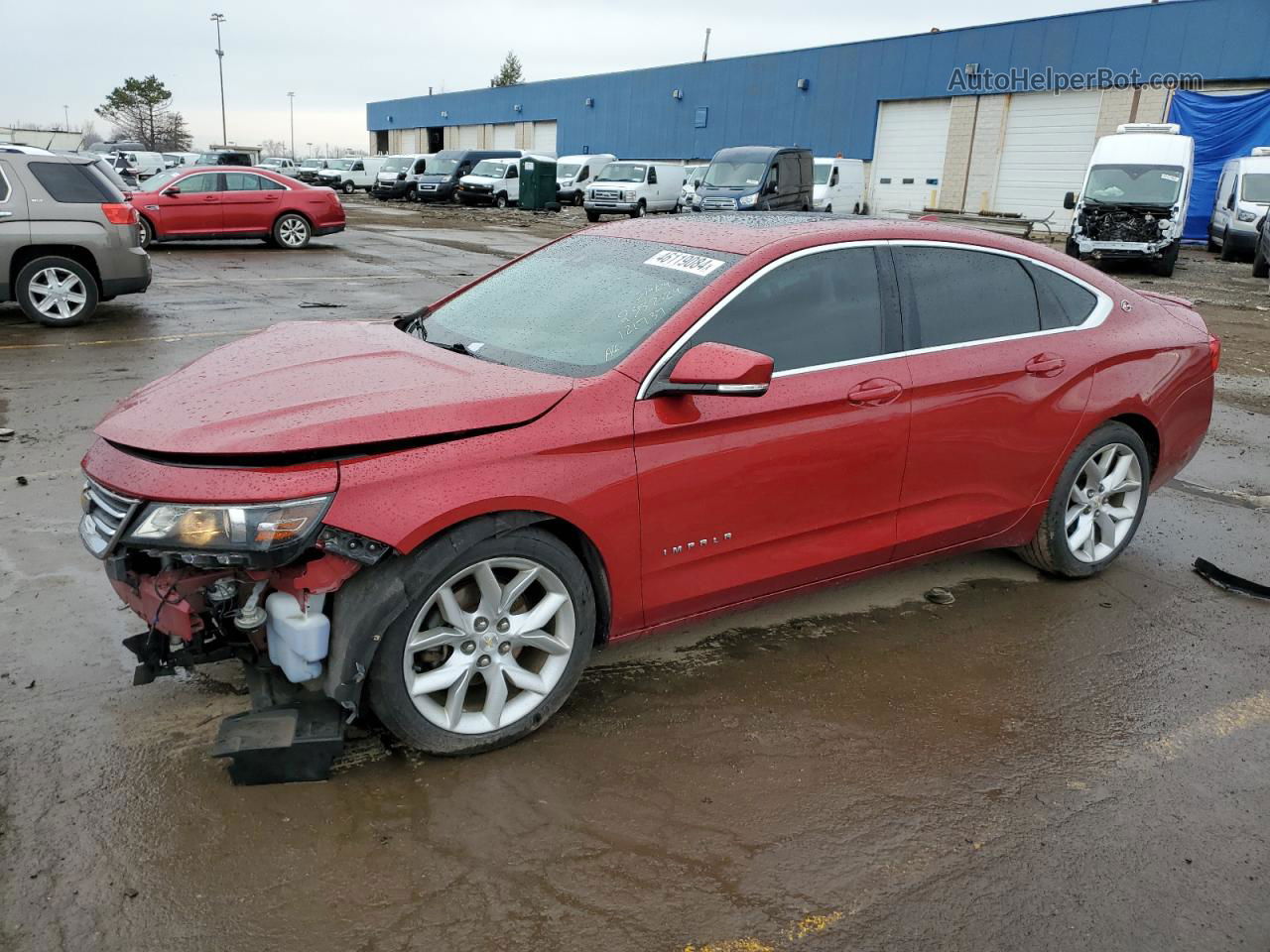 2014 Chevrolet Impala Lt Red vin: 1G1125S32EU121737