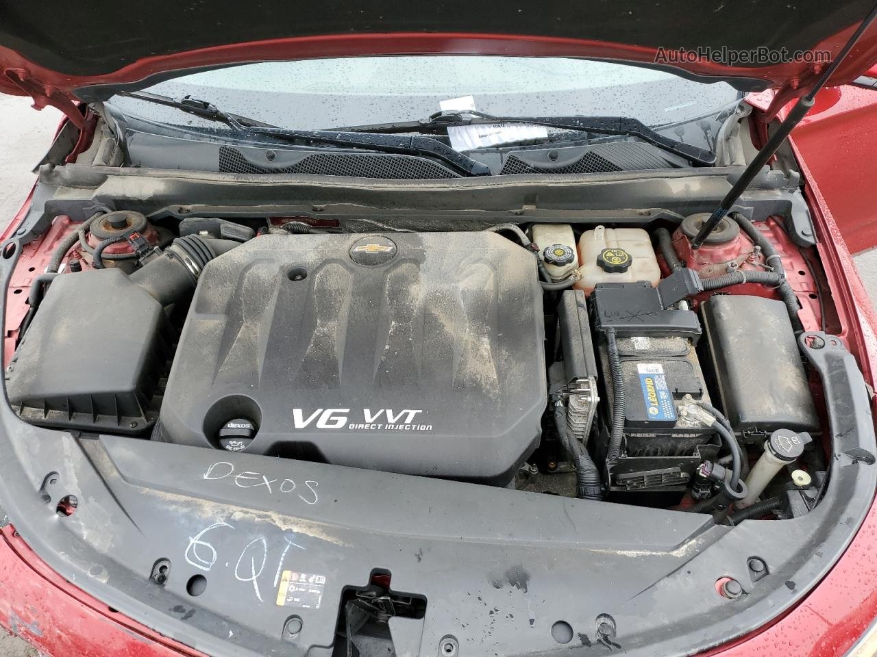 2014 Chevrolet Impala Lt Red vin: 1G1125S32EU121737