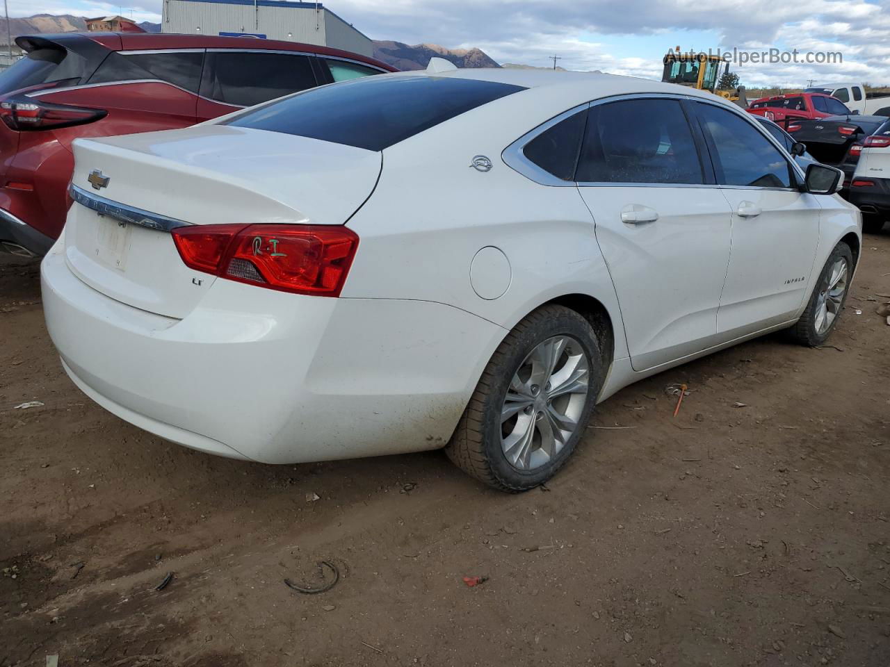 2014 Chevrolet Impala Lt White vin: 1G1125S33EU112643