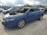 2014 Chevrolet Impala Lt Blue vin: 1G1125S33EU130642