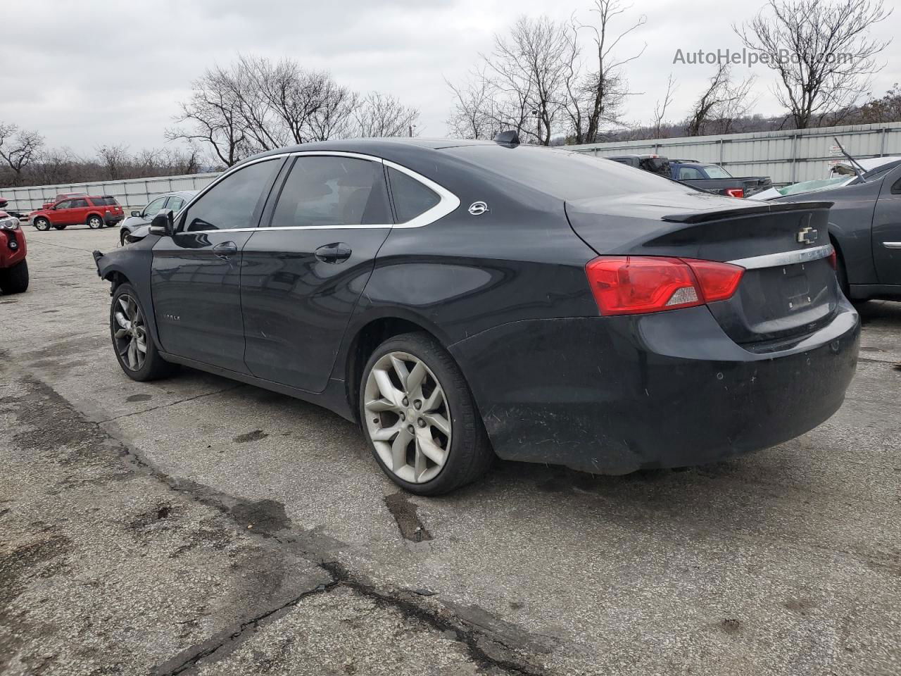 2014 Chevrolet Impala Lt Black vin: 1G1125S35EU122476