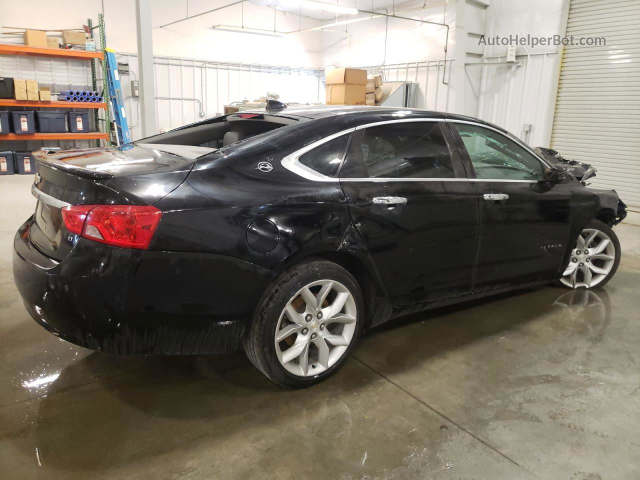 2014 Chevrolet Impala Lt Black vin: 1G1125S35EU127290