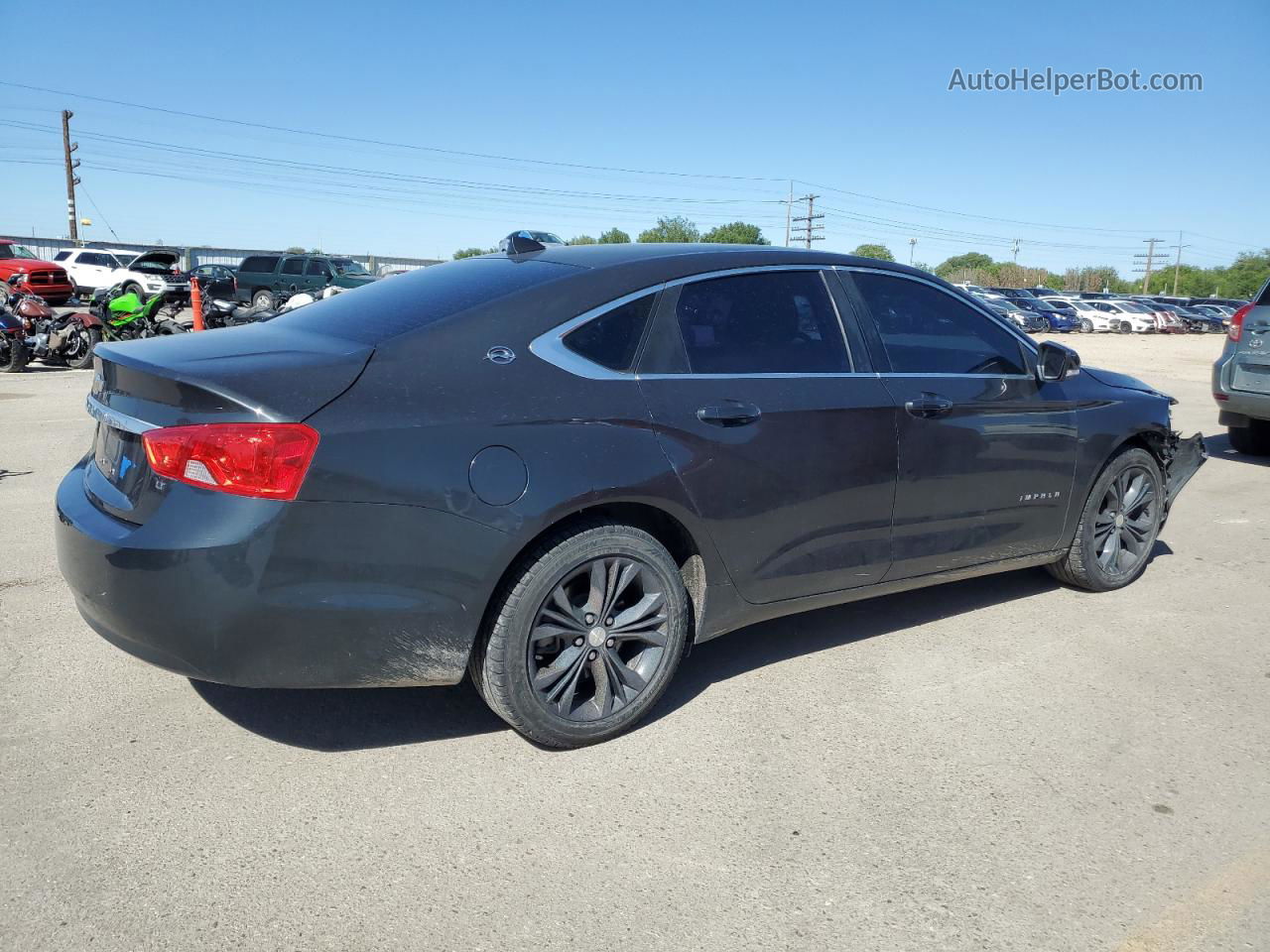 2014 Chevrolet Impala Lt Charcoal vin: 1G1125S36EU111681