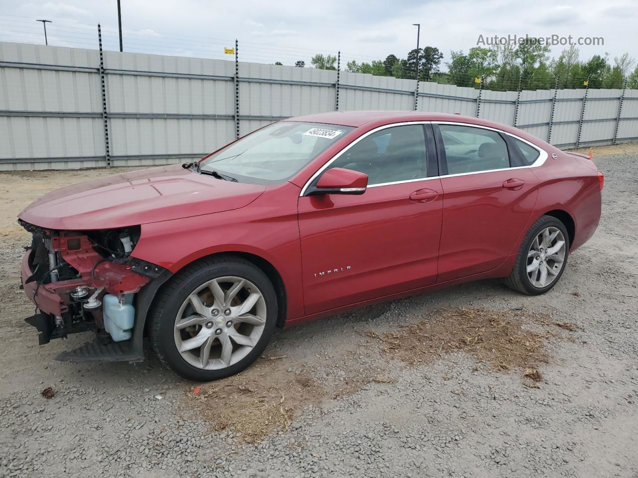 2014 Chevrolet Impala Lt Red vin: 1G1125S36EU125869