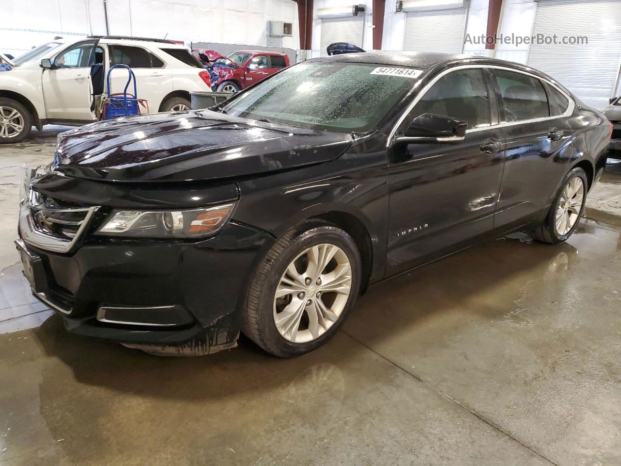 2014 Chevrolet Impala Lt Black vin: 1G1125S39EU106569