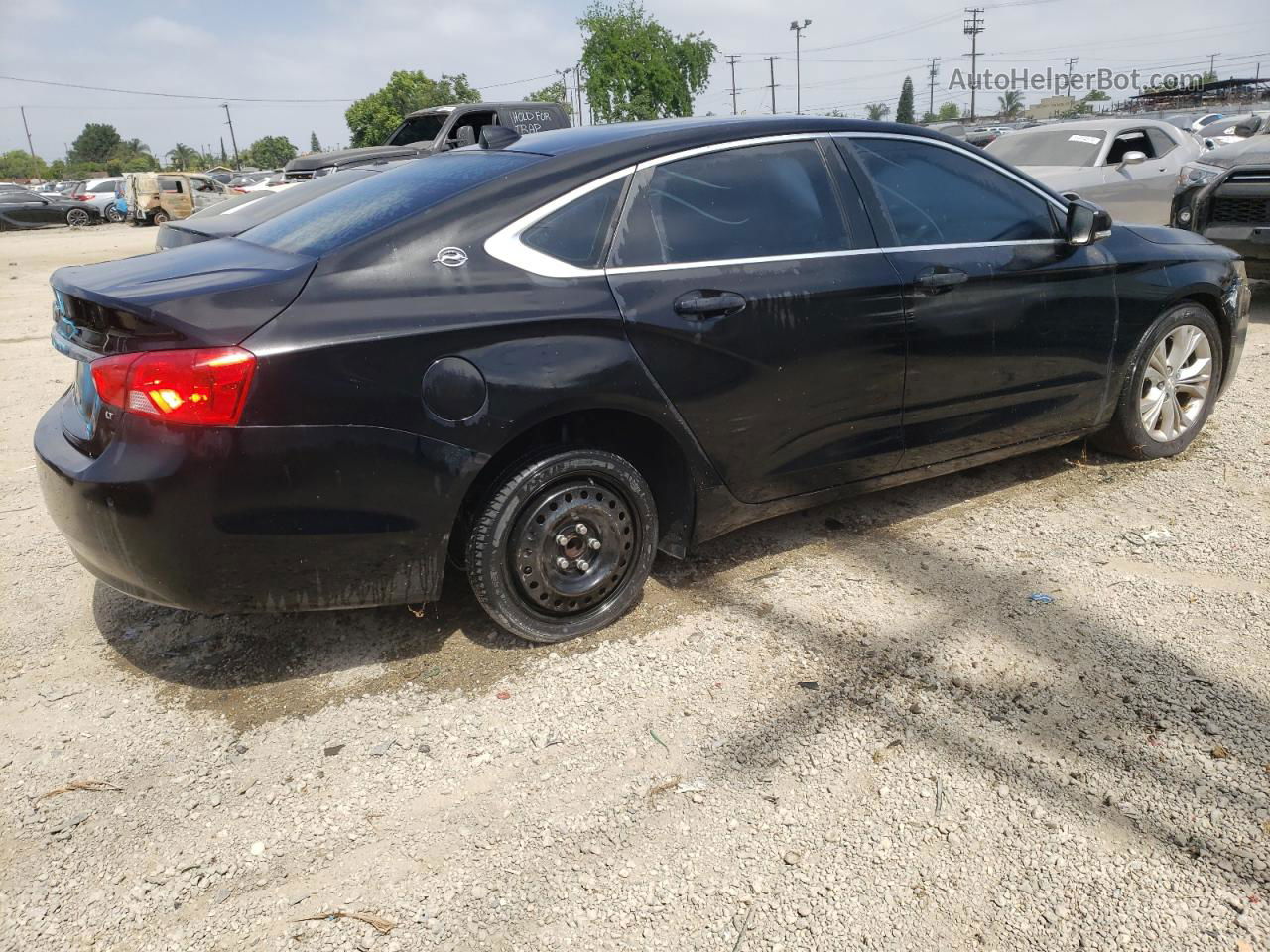 2014 Chevrolet Impala Lt Black vin: 1G1125S3XEU110209