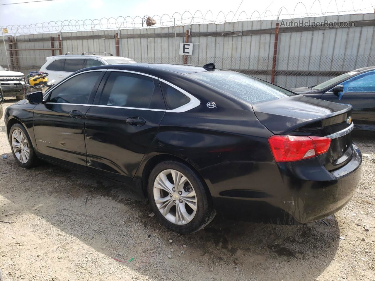 2014 Chevrolet Impala Lt Black vin: 1G1125S3XEU110209