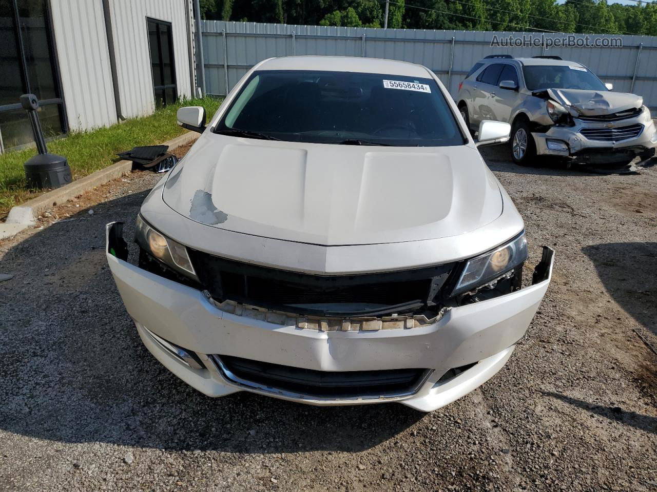 2014 Chevrolet Impala Lt White vin: 1G1125S3XEU114082