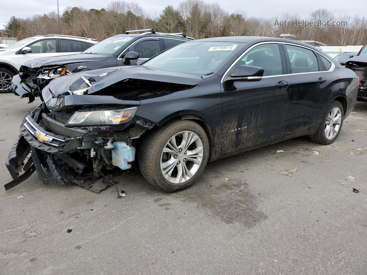 2014 Chevrolet Impala Lt Black vin: 1G1125S3XEU165310