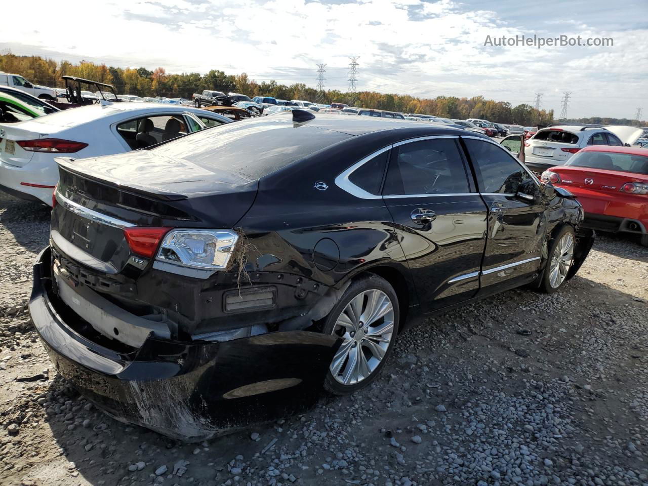 2016 Chevrolet Impala Ltz Черный vin: 1G1145S31GU159148