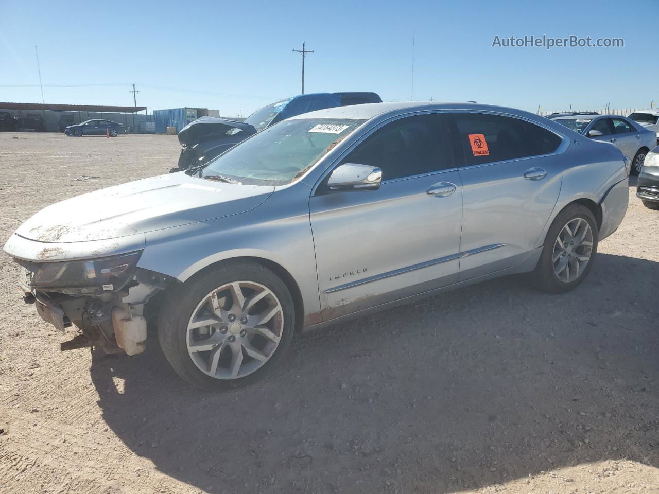 2017 Chevrolet Impala Premier Silver vin: 1G1145S31HU132453