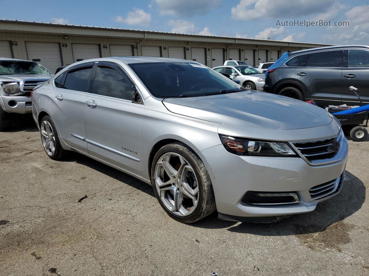 2017 Chevrolet Impala Premier Серебряный vin: 1G1145S31HU205014