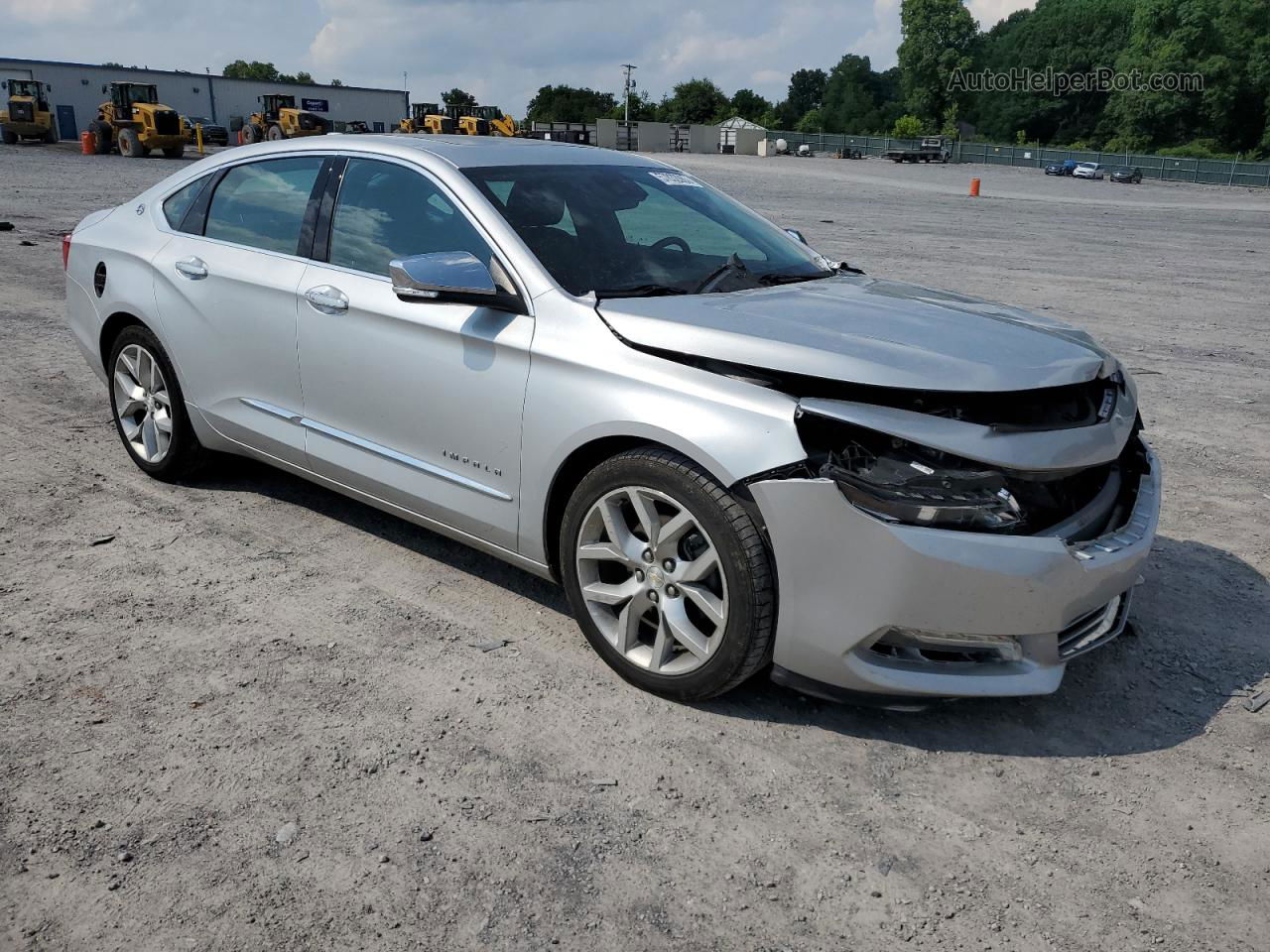 2017 Chevrolet Impala Premier Серебряный vin: 1G1145S32HU205409