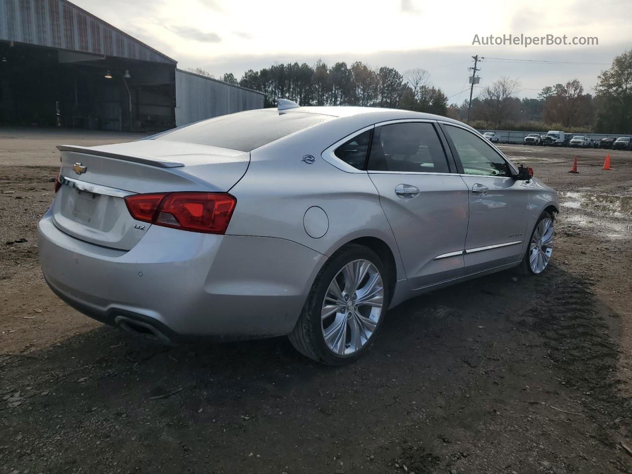 2016 Chevrolet Impala Ltz Silver vin: 1G1145S33GU134106