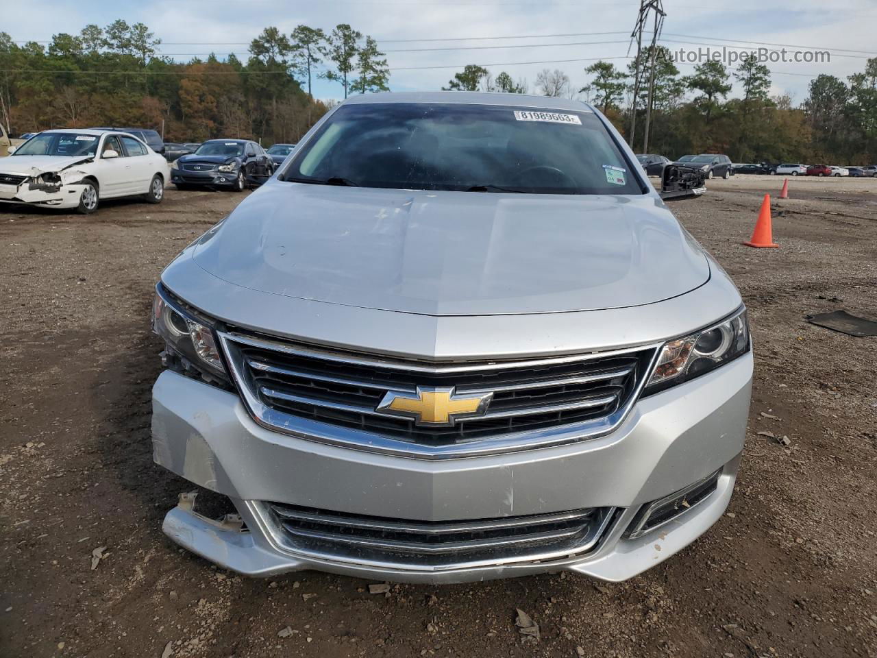 2016 Chevrolet Impala Ltz Silver vin: 1G1145S33GU134106