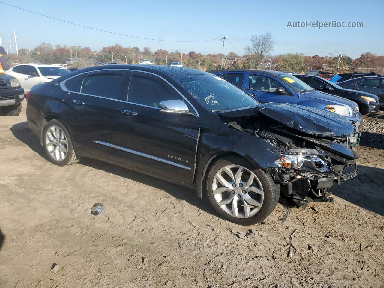 2017 Chevrolet Impala Premier Черный vin: 1G1145S33HU116500