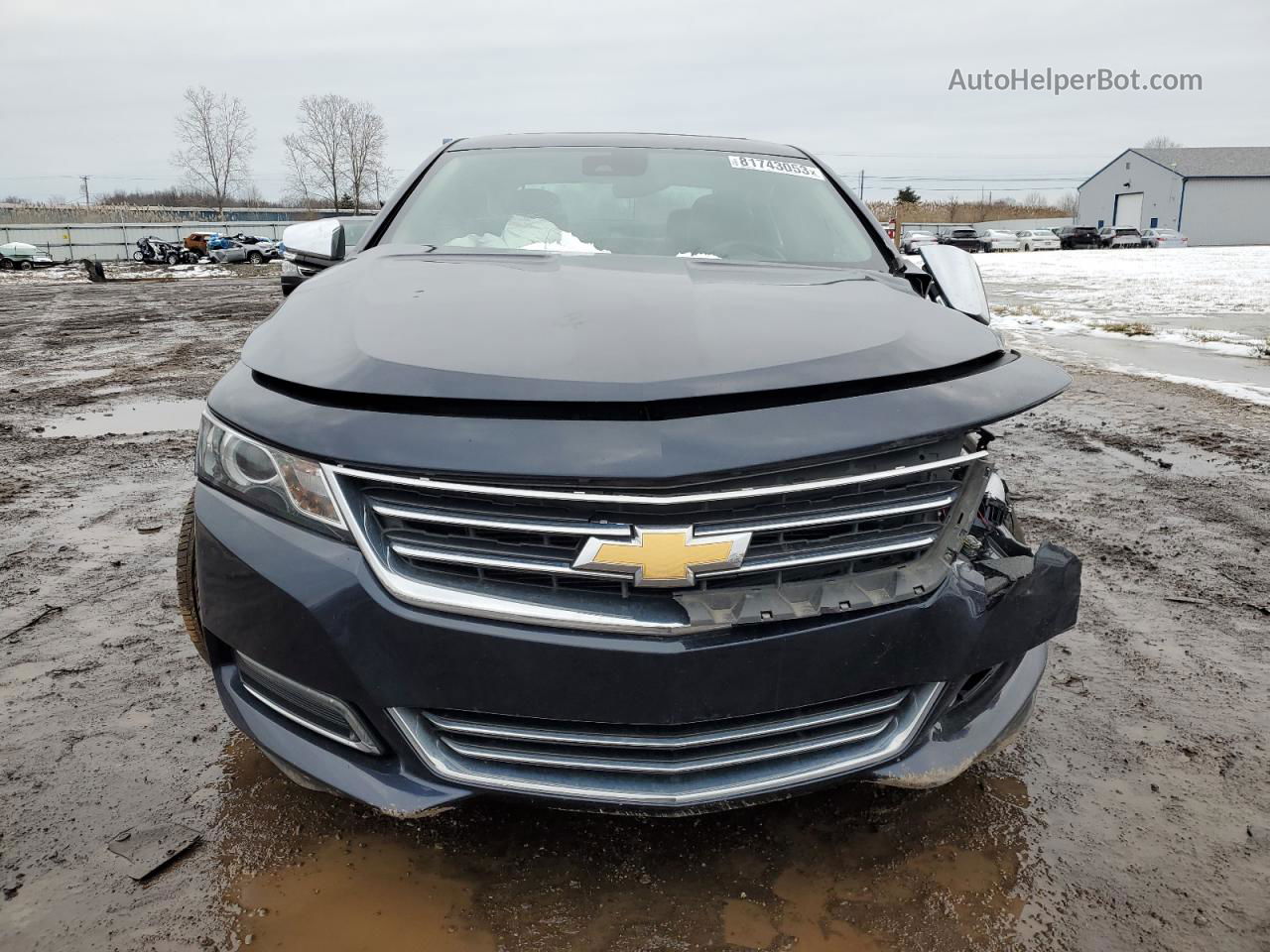 2017 Chevrolet Impala Premier Синий vin: 1G1145S33HU121115