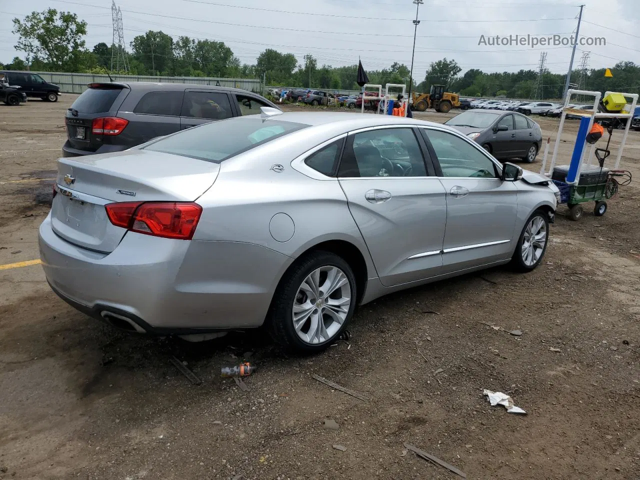 2017 Chevrolet Impala Premier Серебряный vin: 1G1145S33HU144801