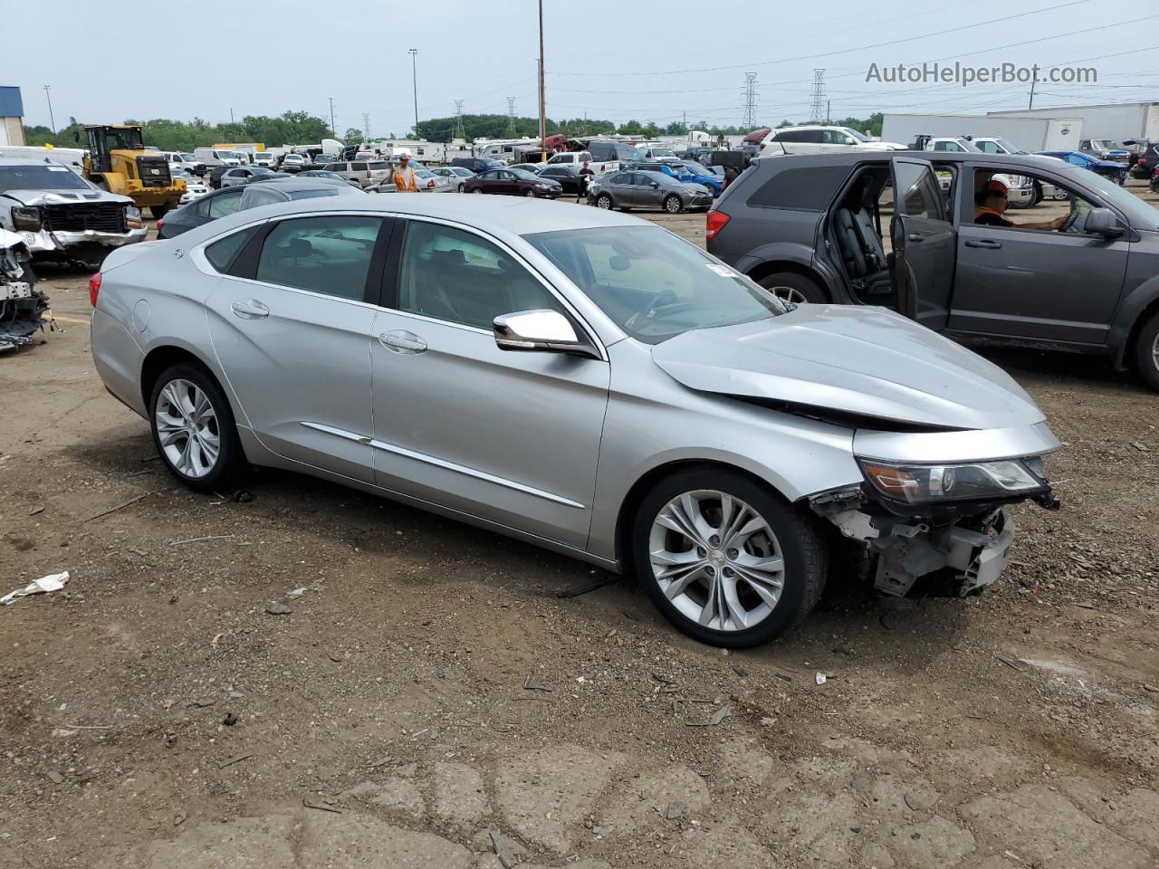 2017 Chevrolet Impala Premier Silver vin: 1G1145S33HU144801