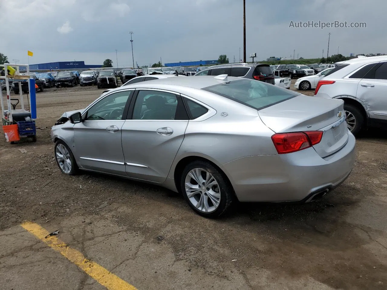 2017 Chevrolet Impala Premier Серебряный vin: 1G1145S33HU144801