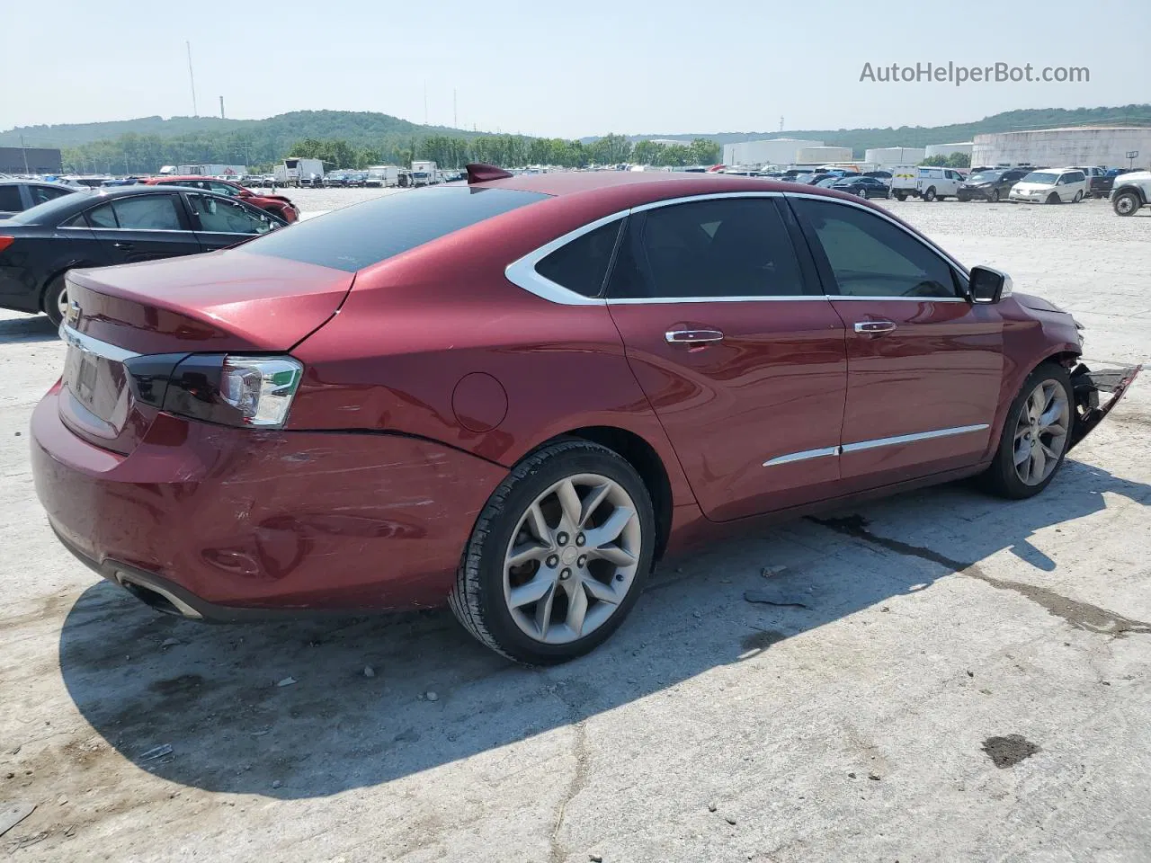 2017 Chevrolet Impala Premier Maroon vin: 1G1145S34HU171490