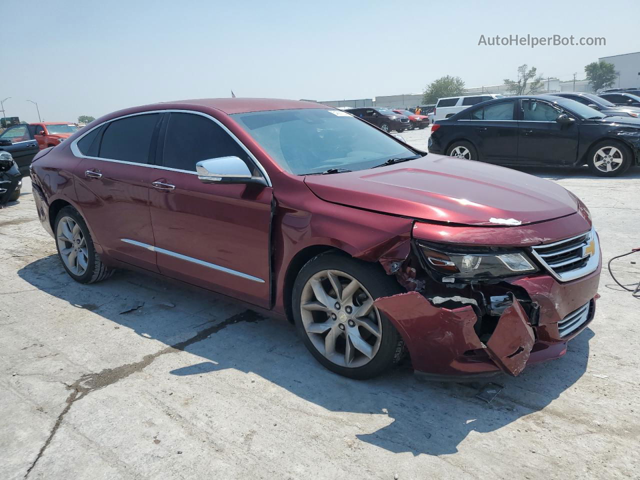 2017 Chevrolet Impala Premier Темно-бордовый vin: 1G1145S34HU171490