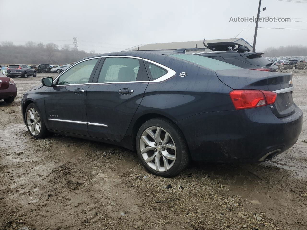 2016 Chevrolet Impala Ltz Синий vin: 1G1145S35GU113354